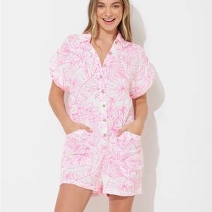 Ocean Drive Floral Romper